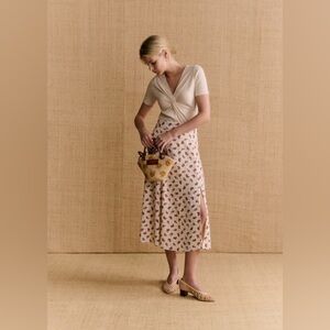 SEZANE Tabata Skirt in Mindy print